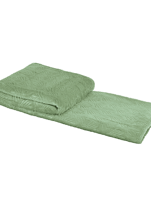 Manta Flannel Embossed 127x152 cms Verde