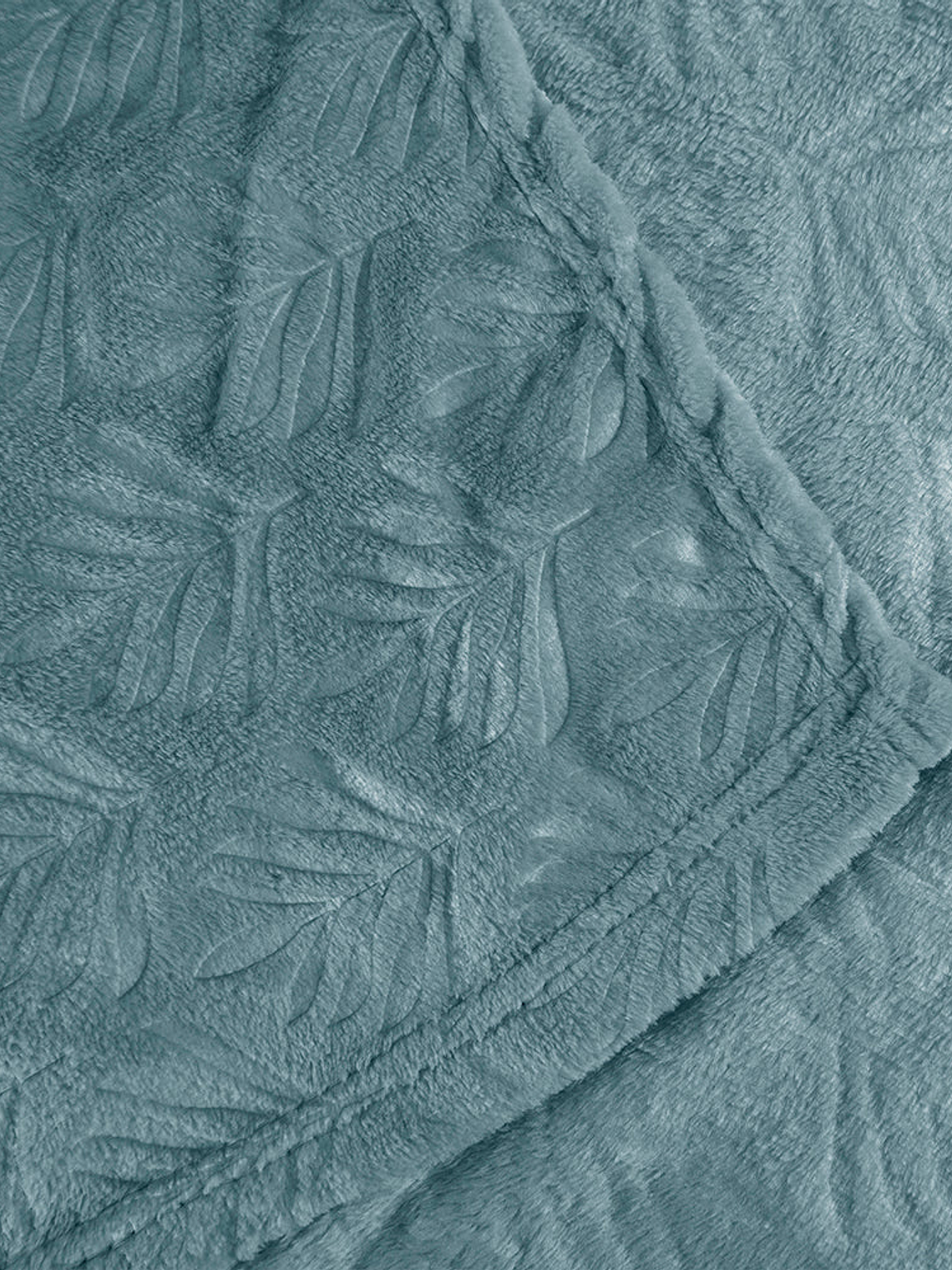 Manta Flannel Embossed 127x152 cms Azul 2