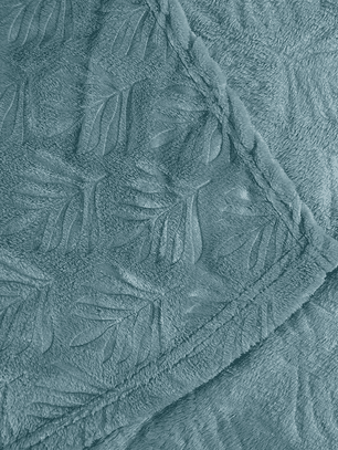 Manta Flannel Embossed 127x152 cms Azul