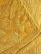 Manta Flannel Embossed 127x152 cms Mostaza - Miniatura 2
