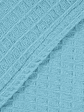 Manta Algodón Tejido 130x160 cm Turquesa - Miniatura 2