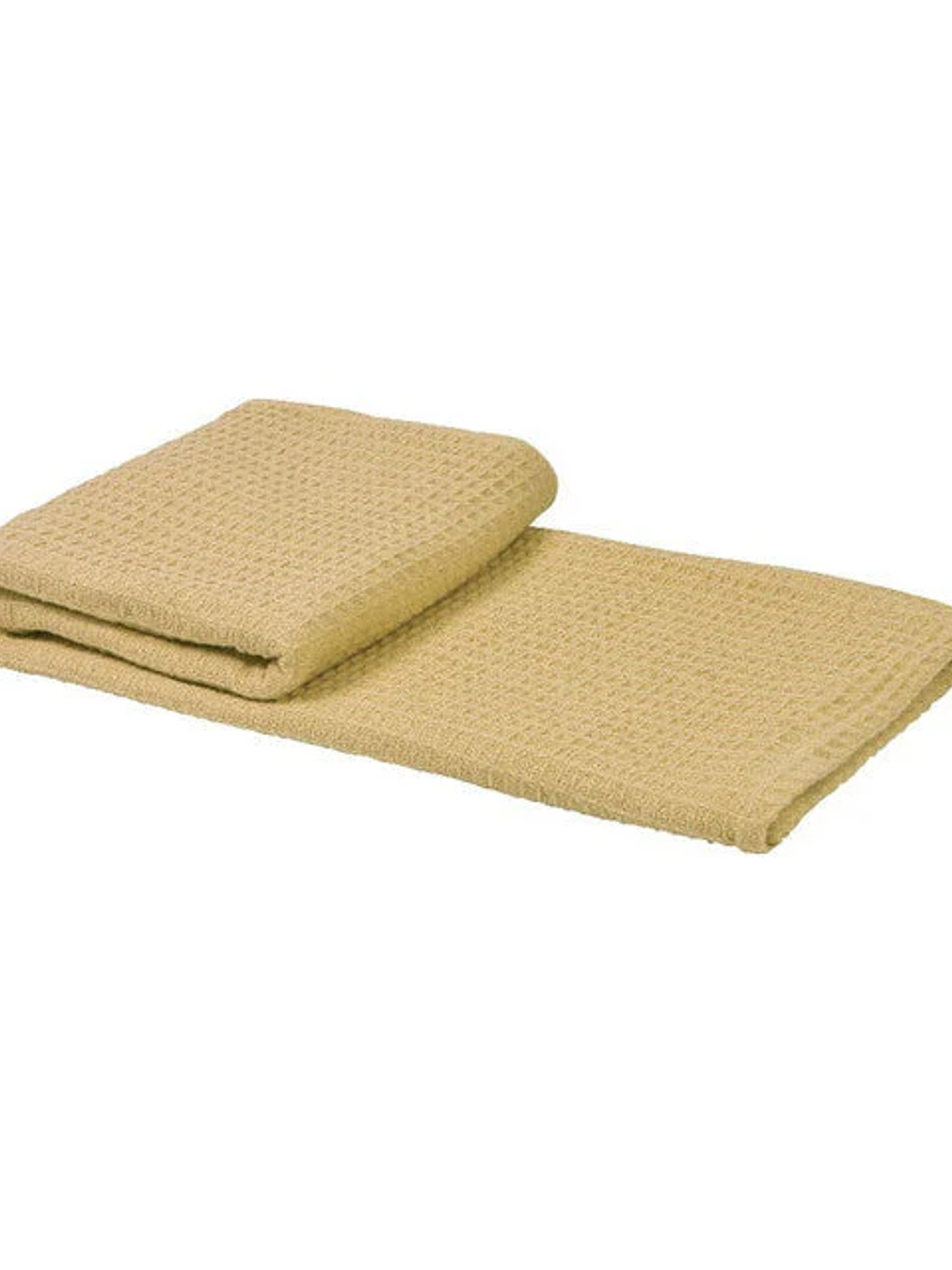 Manta Algodón Tejido 130x160 cm Mostaza 1