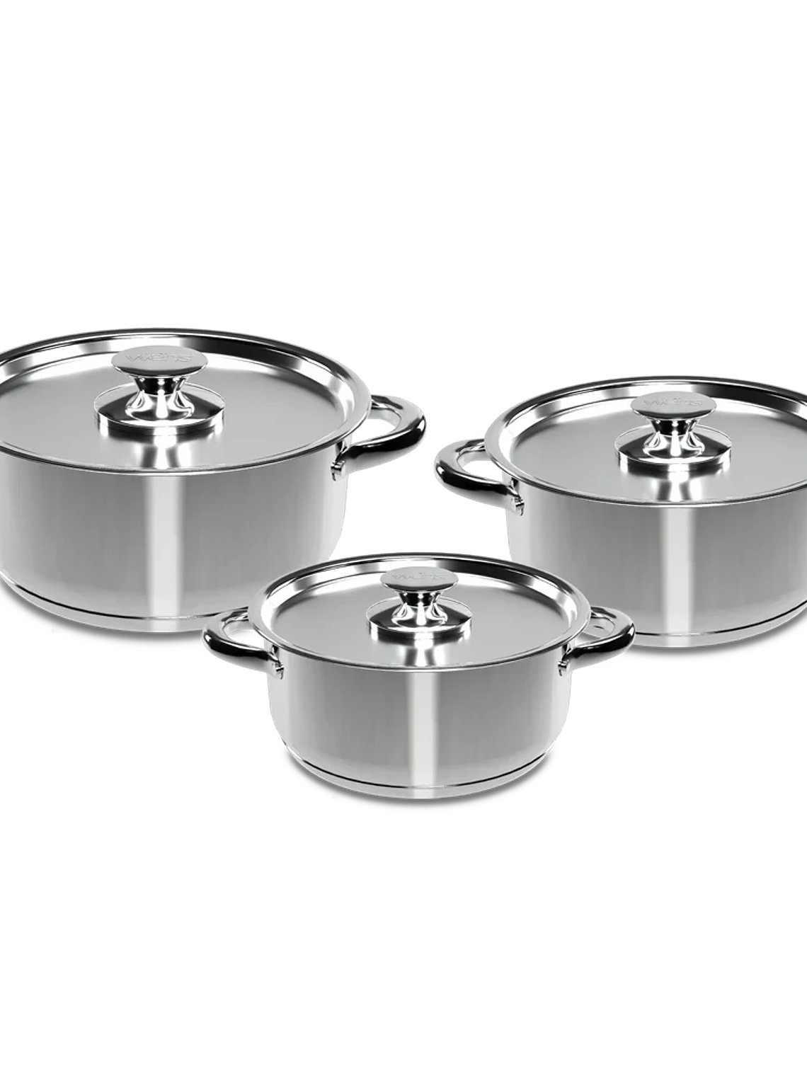 Batería de cocina 6 piezas Acero 420-6SS 1