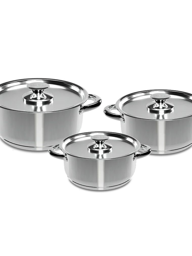 Batería de cocina 6 piezas Acero 420-6SS 1