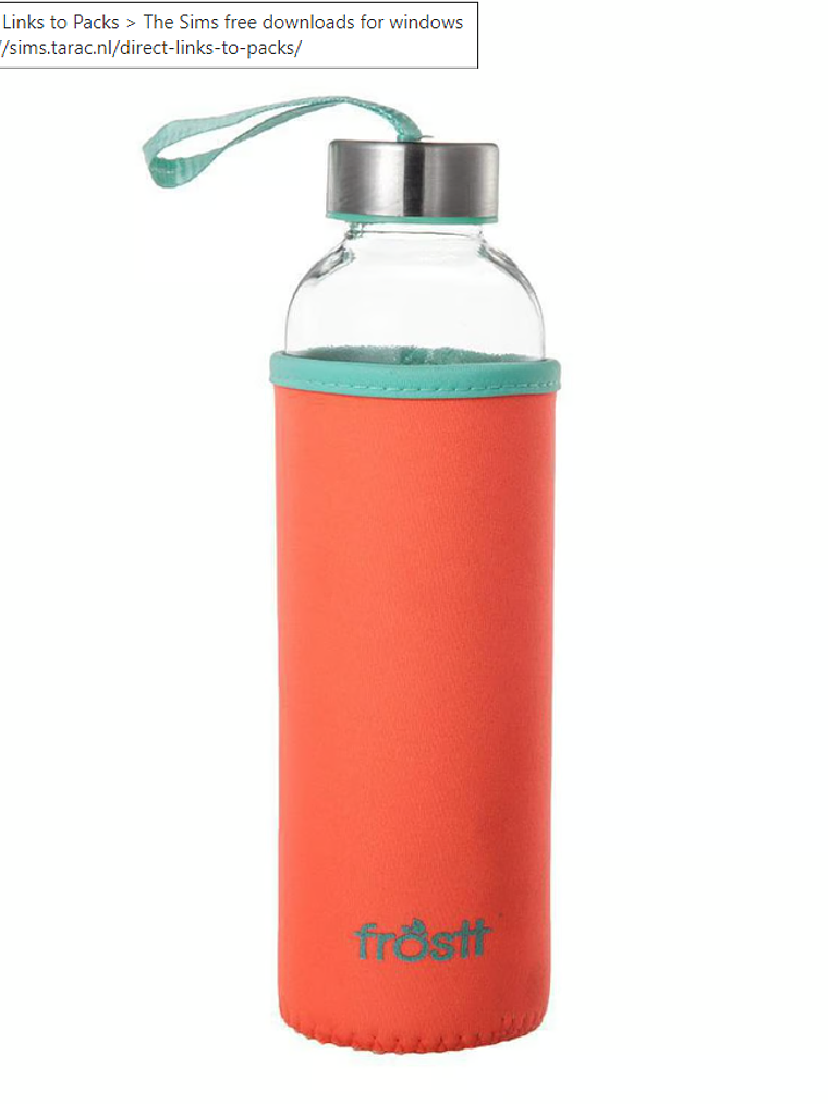 Botella de vidrio Frostt 500 ml + funda colores (Venta exclusiva en local) 4