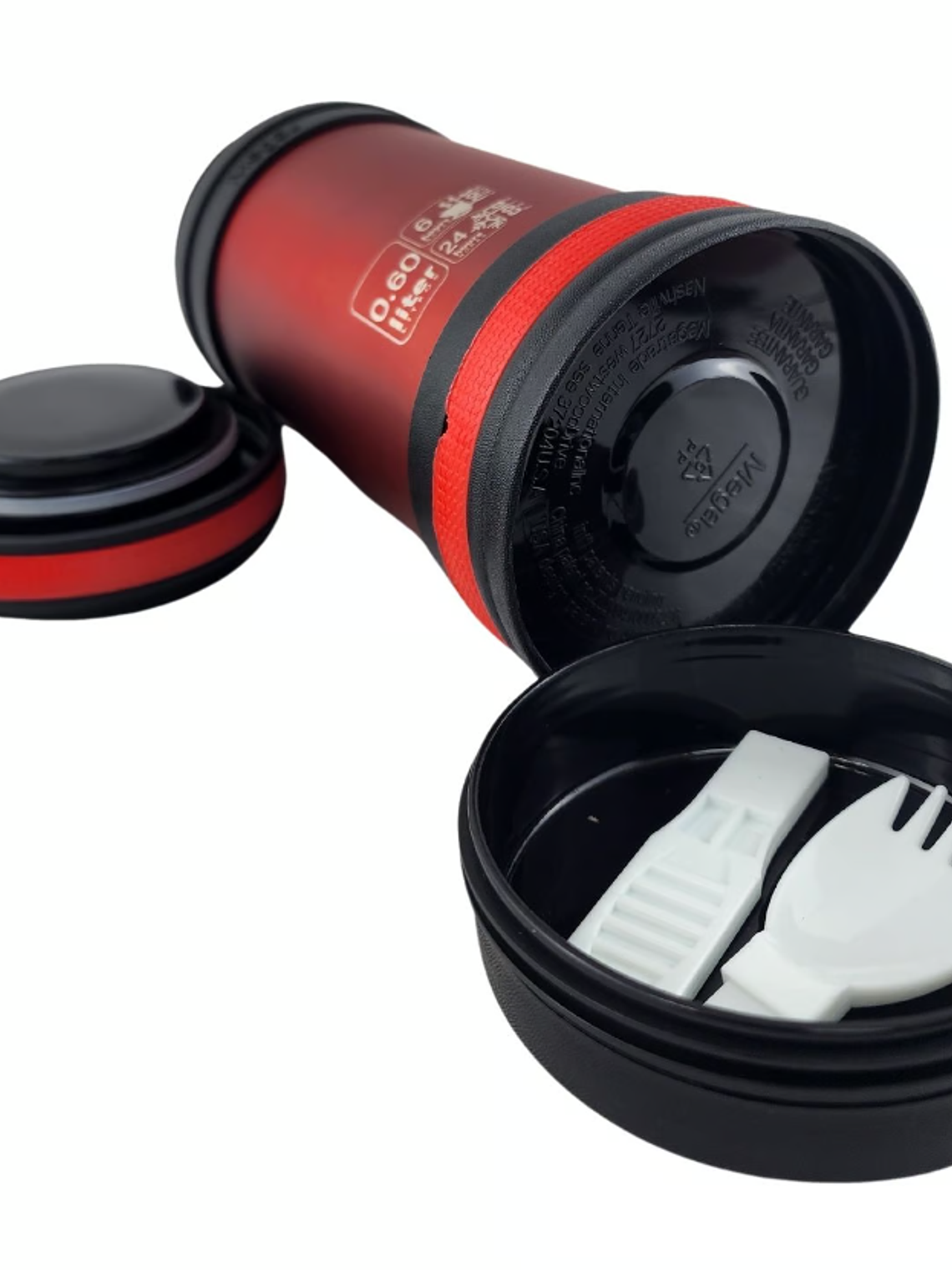 Termo Mega Maxx 600 ml Comidas Metálico Acero Inoxidable 4