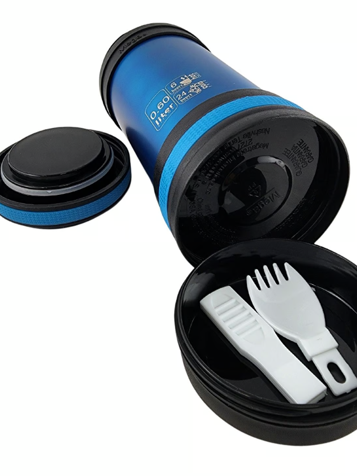 Termo Mega Maxx 600 ml Comidas Metálico Acero Inoxidable 2