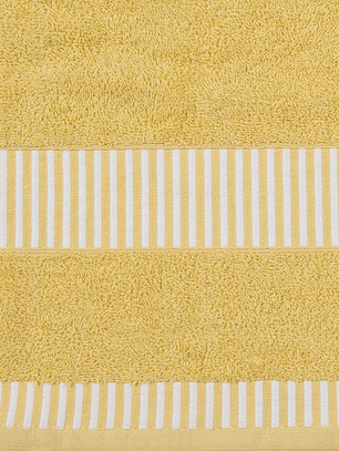 Set 2 Toallas Egyptia 460 grs 70x140/45x90cms Amarillo