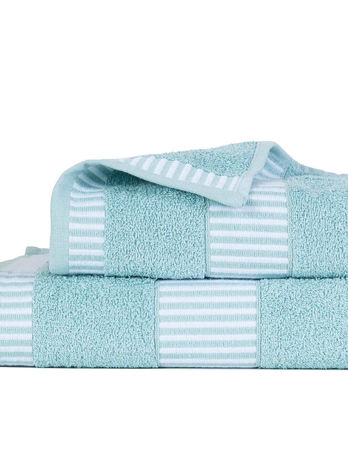 Set 2 Toallas Egyptia 460 grs 70x140/45x90cms Turquesa 1