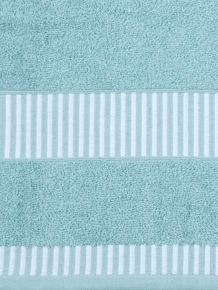 Set 2 Toallas Egyptia 460 grs 70x140/45x90cms Turquesa