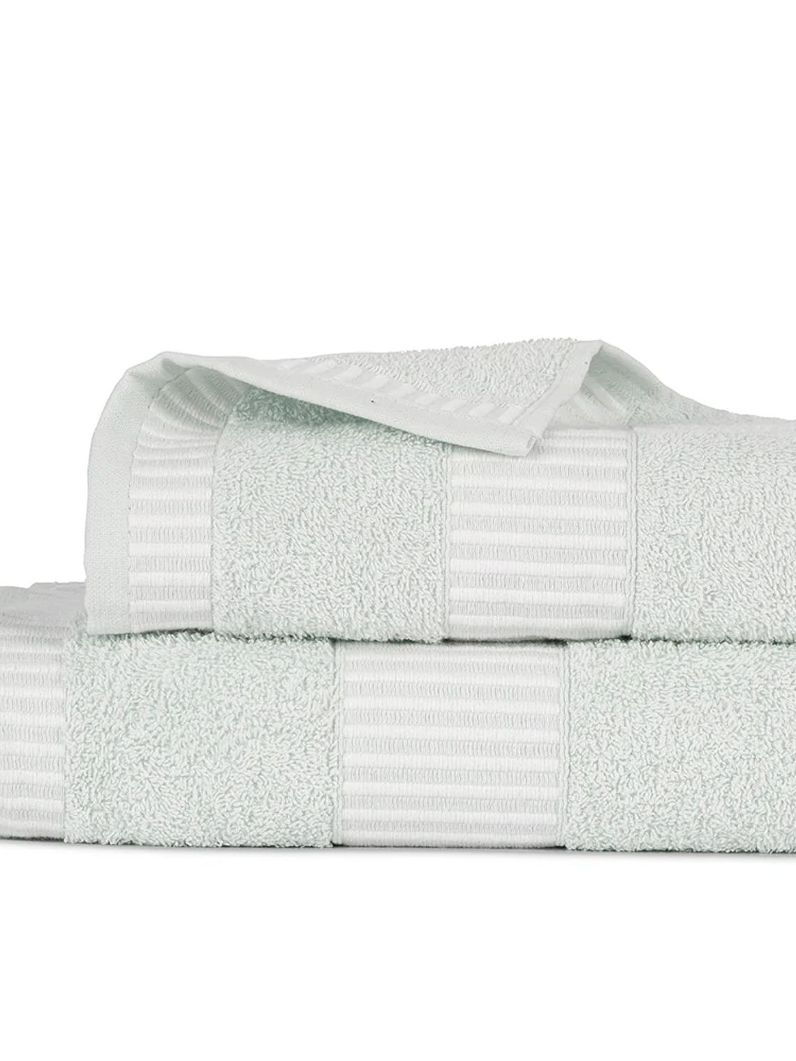 Set 2 Toallas Egyptia 460 grs 70x140/45x90cms Gris 1