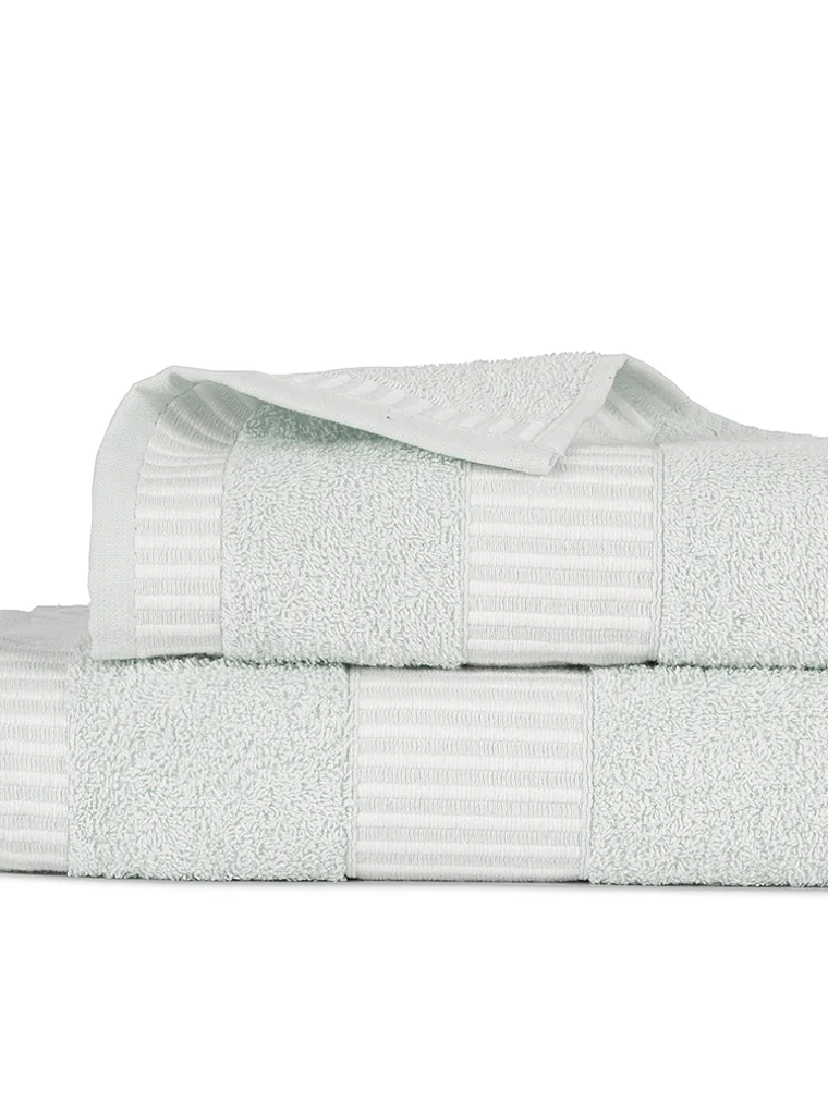 Set 2 Toallas Egyptia 460 grs 70x140/45x90cms Gris 1