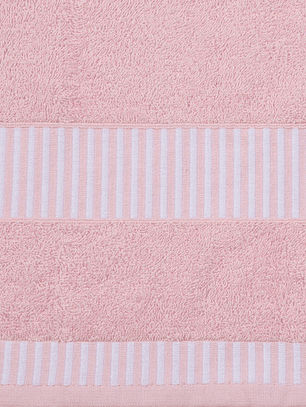 Set 2 Toallas Egyptia 460 grs 70x140/45x90cms Rosada