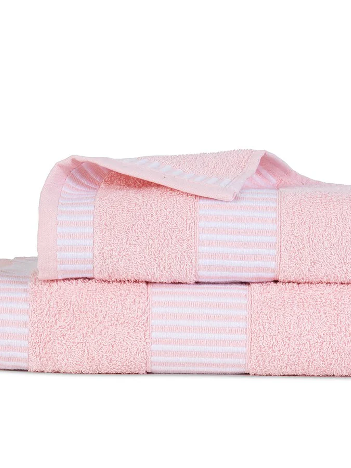 Set 2 Toallas Egyptia 460 grs 70x140/45x90cms Rosada 1