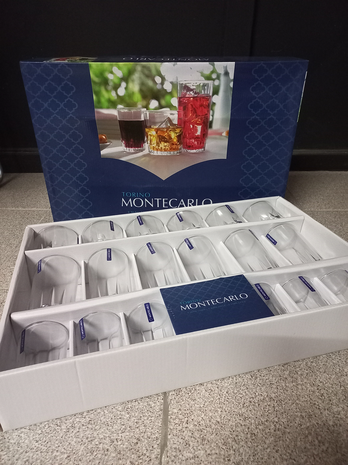 Set 18 vasos - Torino Montecarlo (Venta exclusiva en local) 1