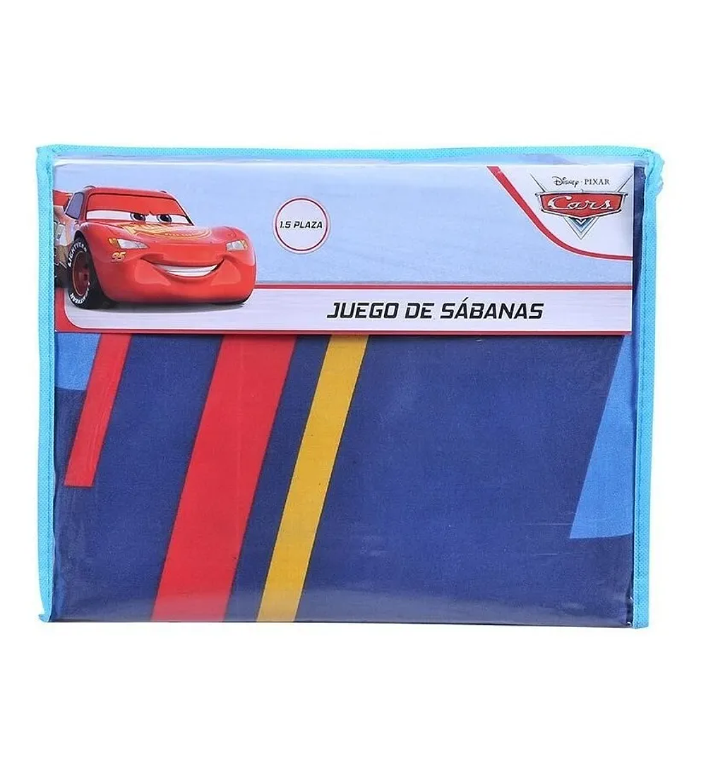 Sábana Single Infantil - Cars Lighthing McQueen