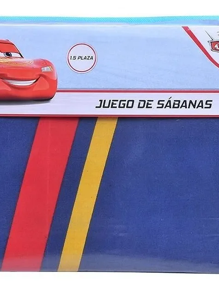 Sábana Single Infantil - Cars Lighthing McQueen 2