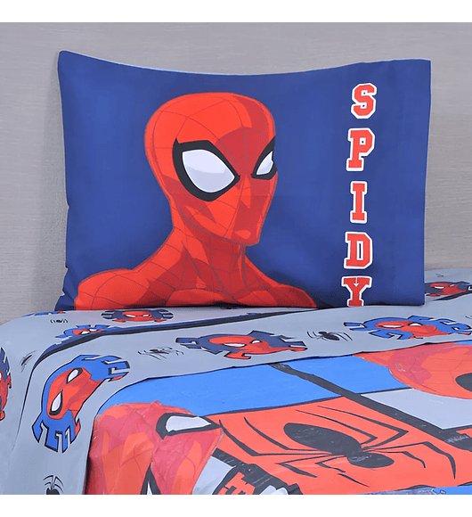 Sábana Single Infantil - Spiderman Spidy