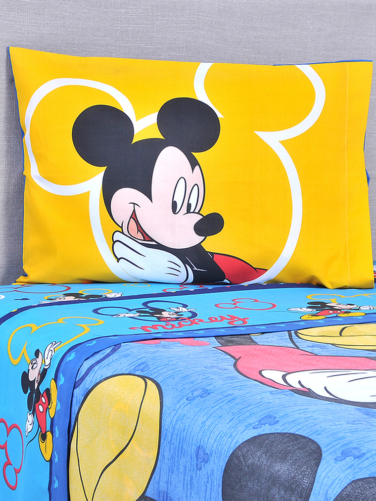 Sábana Single Infantil - Mickey Mouse 1