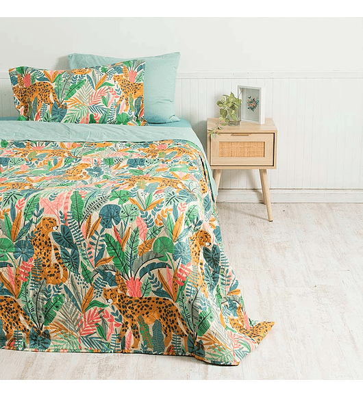 Quilt + Sábana Estampado KING / Assa