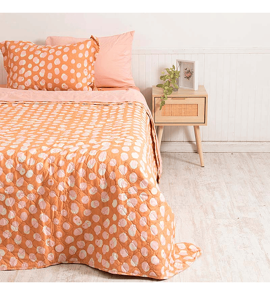 Quilt + Sábana Estampado KING / Dots