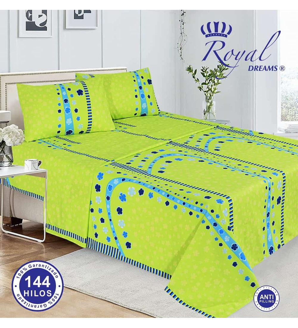 Sábana 1.5P Royal Dreams  (144 hilos) 