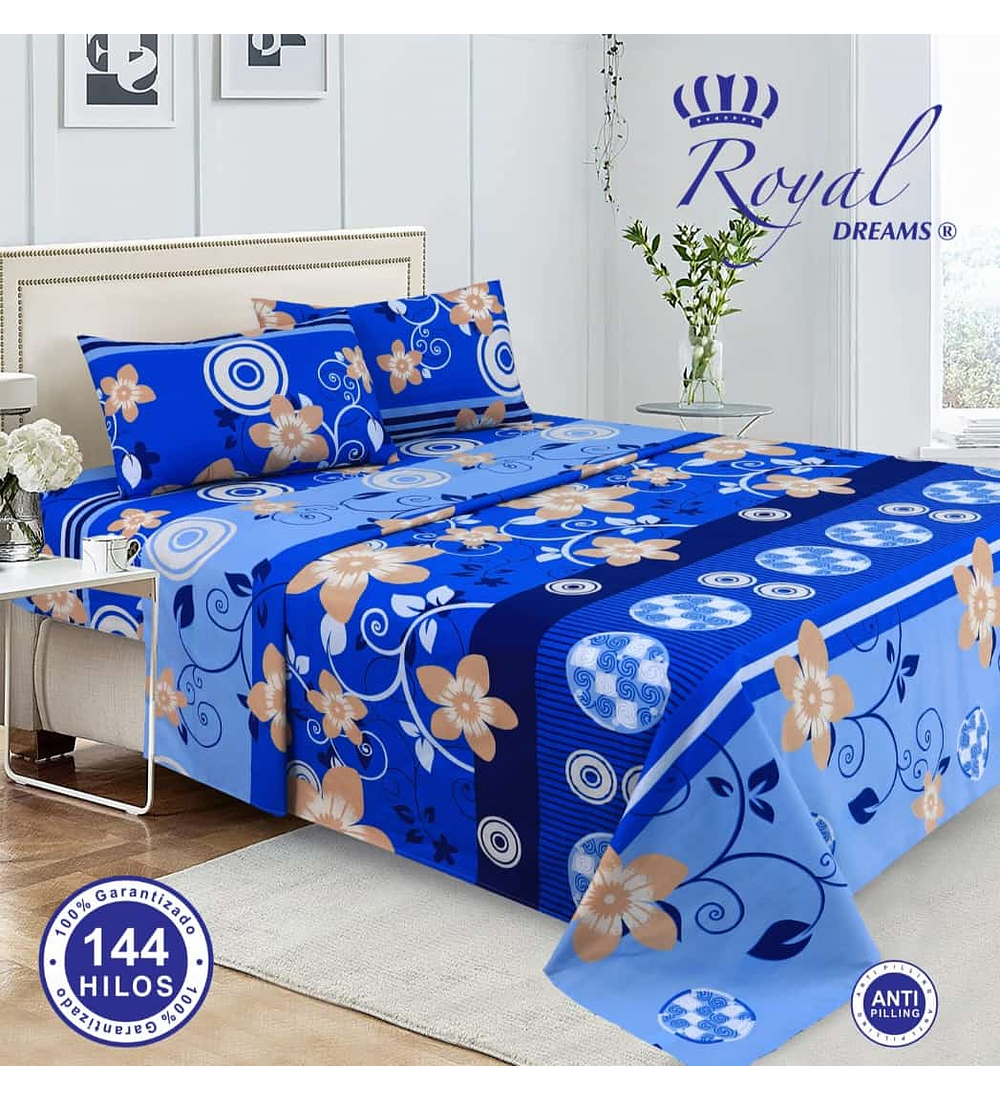 Sábana KING Royal Dreams  (144 hilos) 