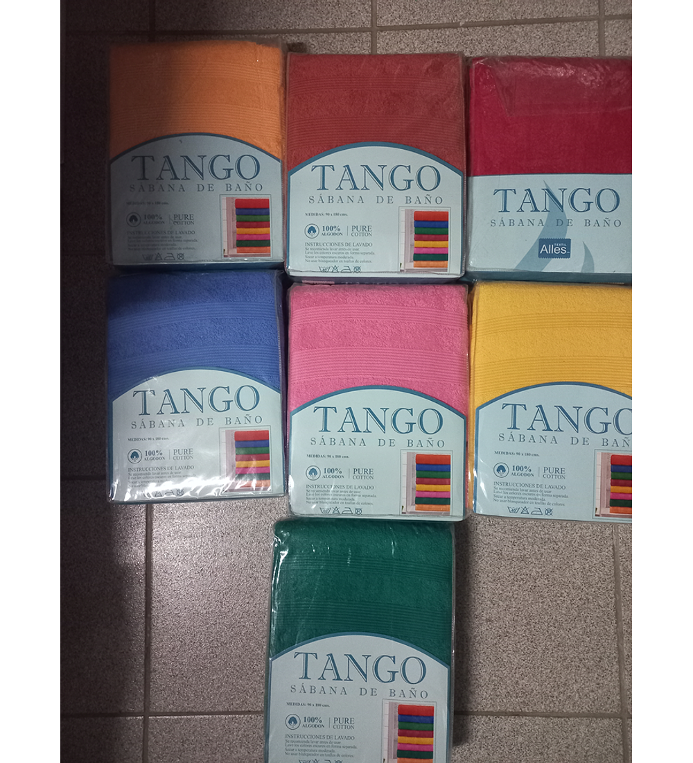 Sábana de Baño Tango 100% algodón (90x180cms) 