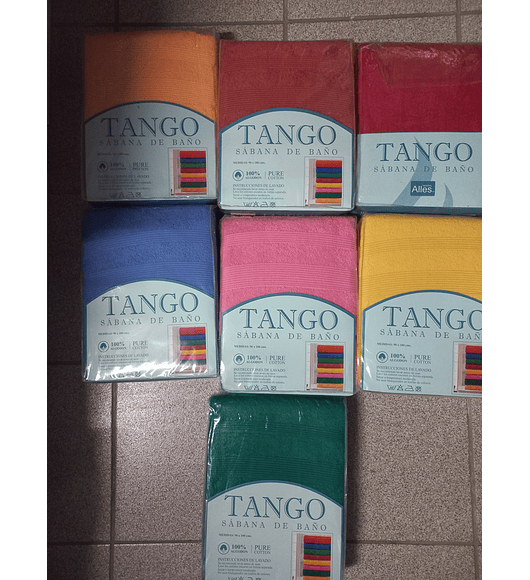 Sábana de Baño Tango 100% algodón (90x180cms) 