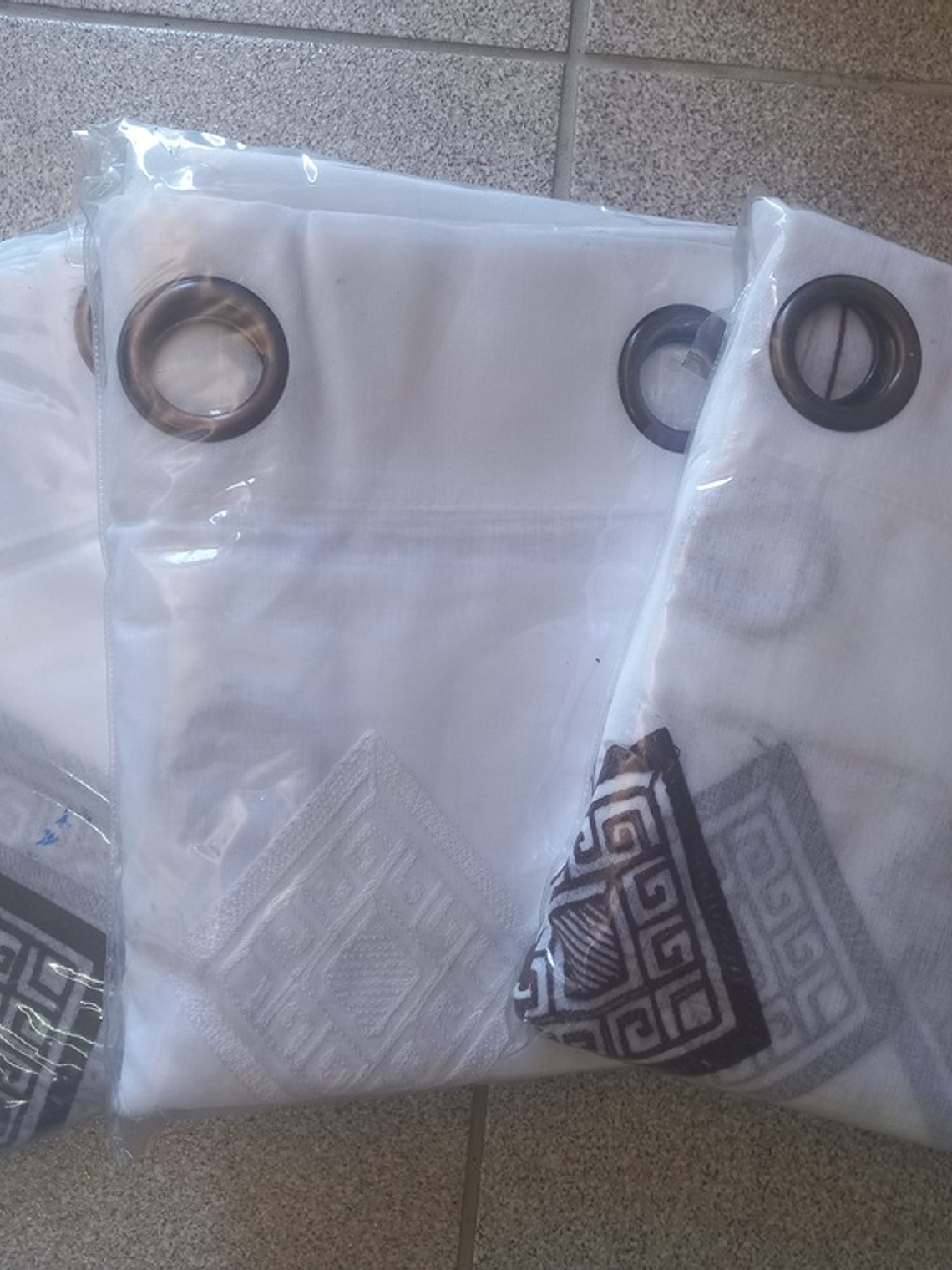 Visillos con diseño (1.50 x 2.20 mts) - Rombo 1