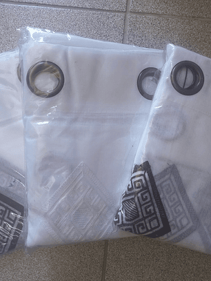 Visillos con diseño (1.50 x 2.20 mts) - Rombo