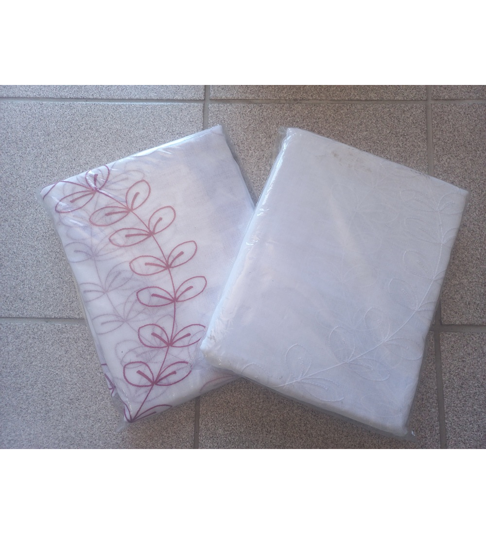 Visillos con diseño (1.50 x 2.20 mts) - Enredadera