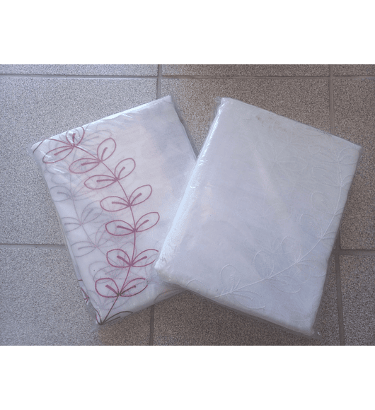 Visillos con diseño (1.50 x 2.20 mts) - Enredadera