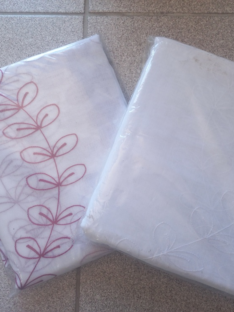 Visillos con diseño (1.50 x 2.20 mts) - Enredadera 1