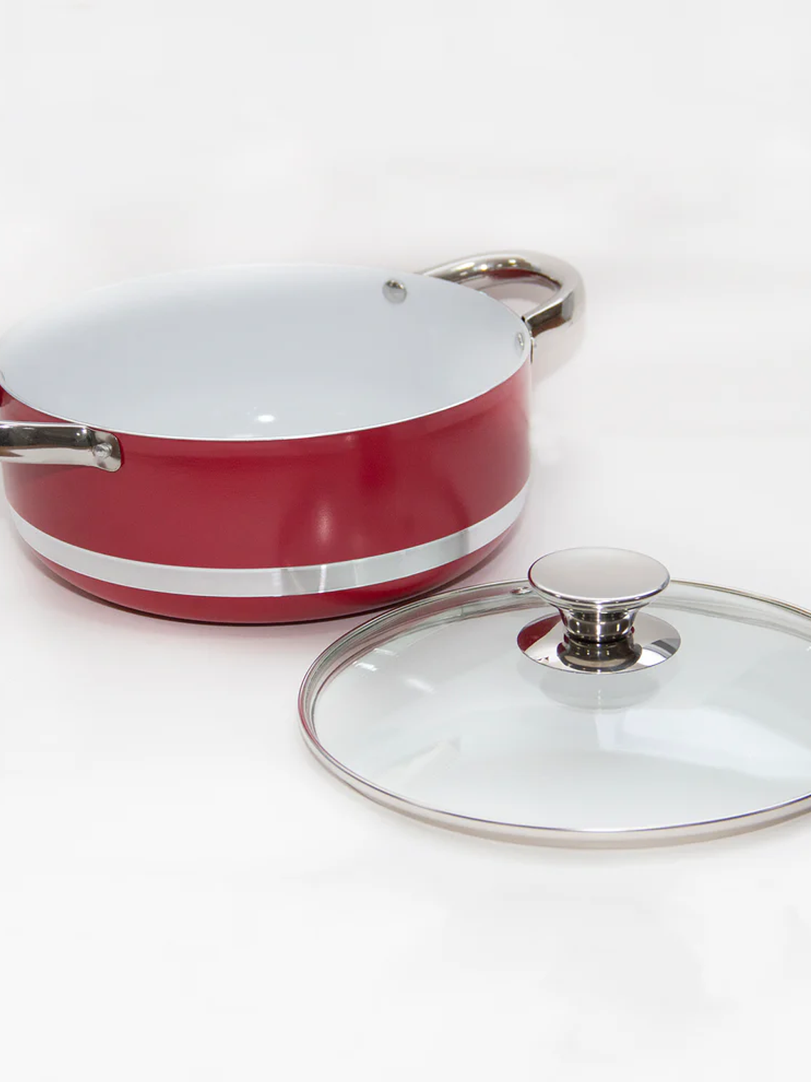  Arrocera con asa Cerámico Rojo 1