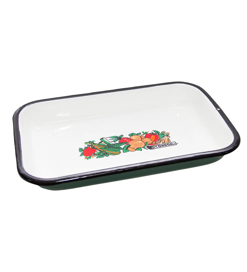 Asaderas enlozadas (36x25 cm) (Variedad Diseños)