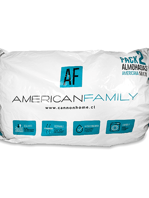 Pack 2 Almohadas American Family (50x70 cm)