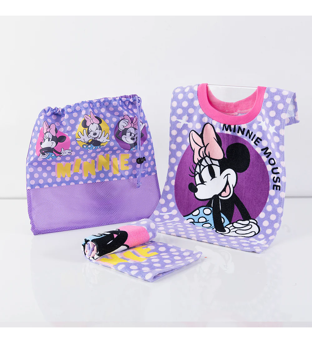 Set Toalla + Toalla de cara + Bolso (Variedad Diseños)