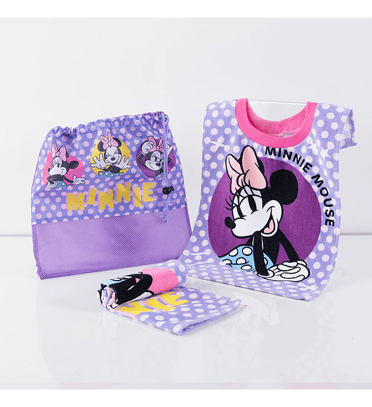 Set Toalla + Toalla de cara + Bolso (Variedad Diseños)