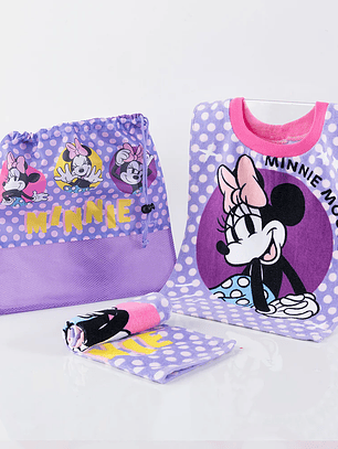 Set Toalla + Toalla de cara + Bolso (Variedad Diseños)