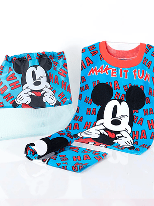 Set Toalla + Toalla de cara + Bolso (Variedad Diseños)