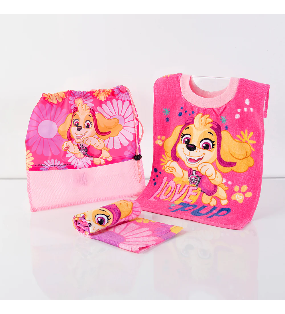 Set Toalla + Toalla de cara + Bolso (Variedad Diseños)