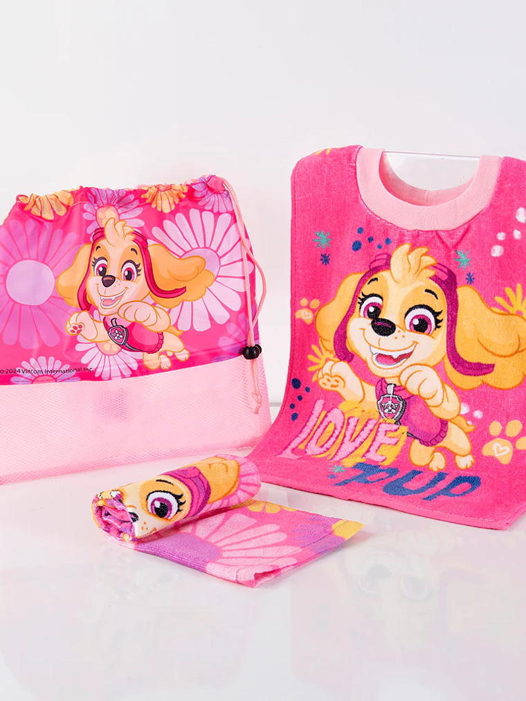 Set Toalla + Toalla de cara + Bolso (Variedad Diseños) 3