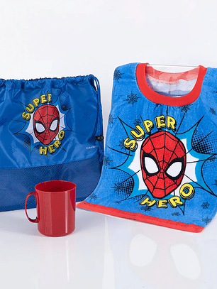 Set Escolar Toalla + Taza (Variedad Diseños)