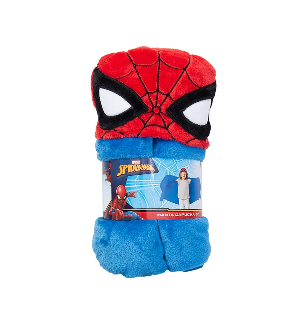 Manta con Capucha - Spiderman