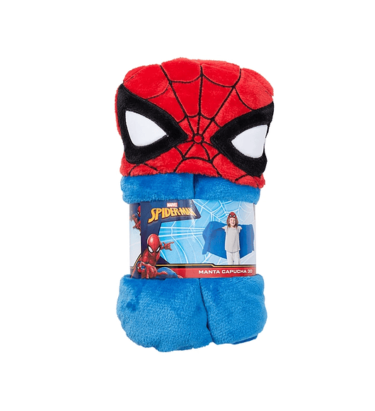 Manta con Capucha - Spiderman