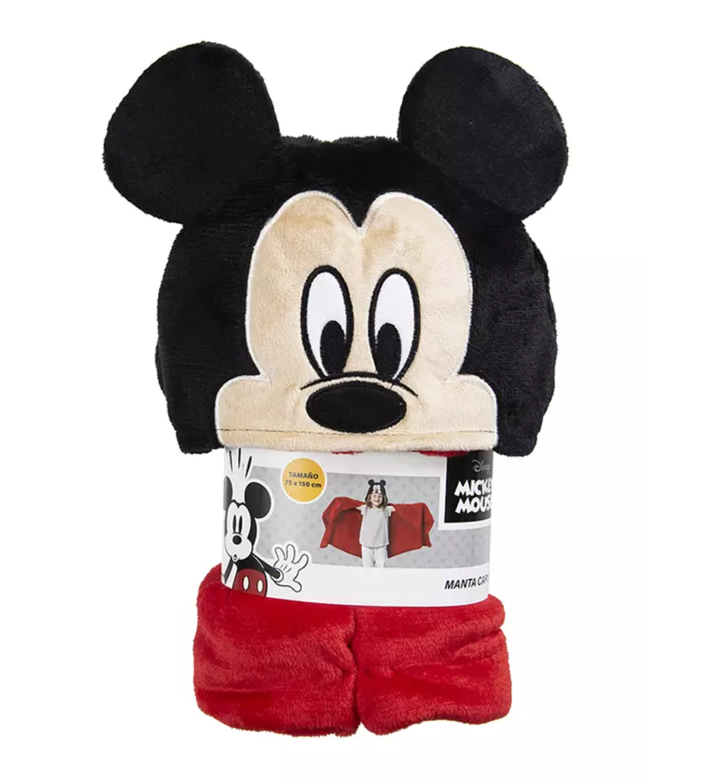 Manta con Capucha - Mickey Mouse