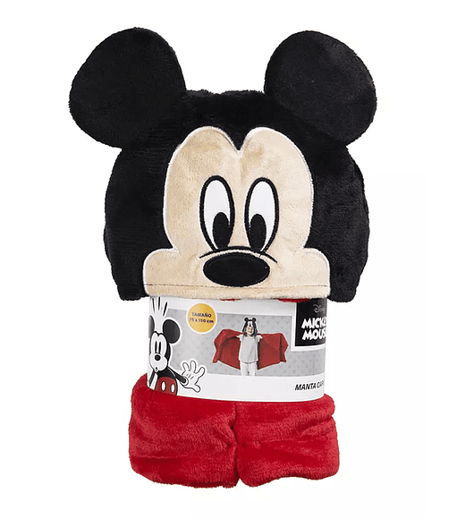 Manta con Capucha - Mickey Mouse