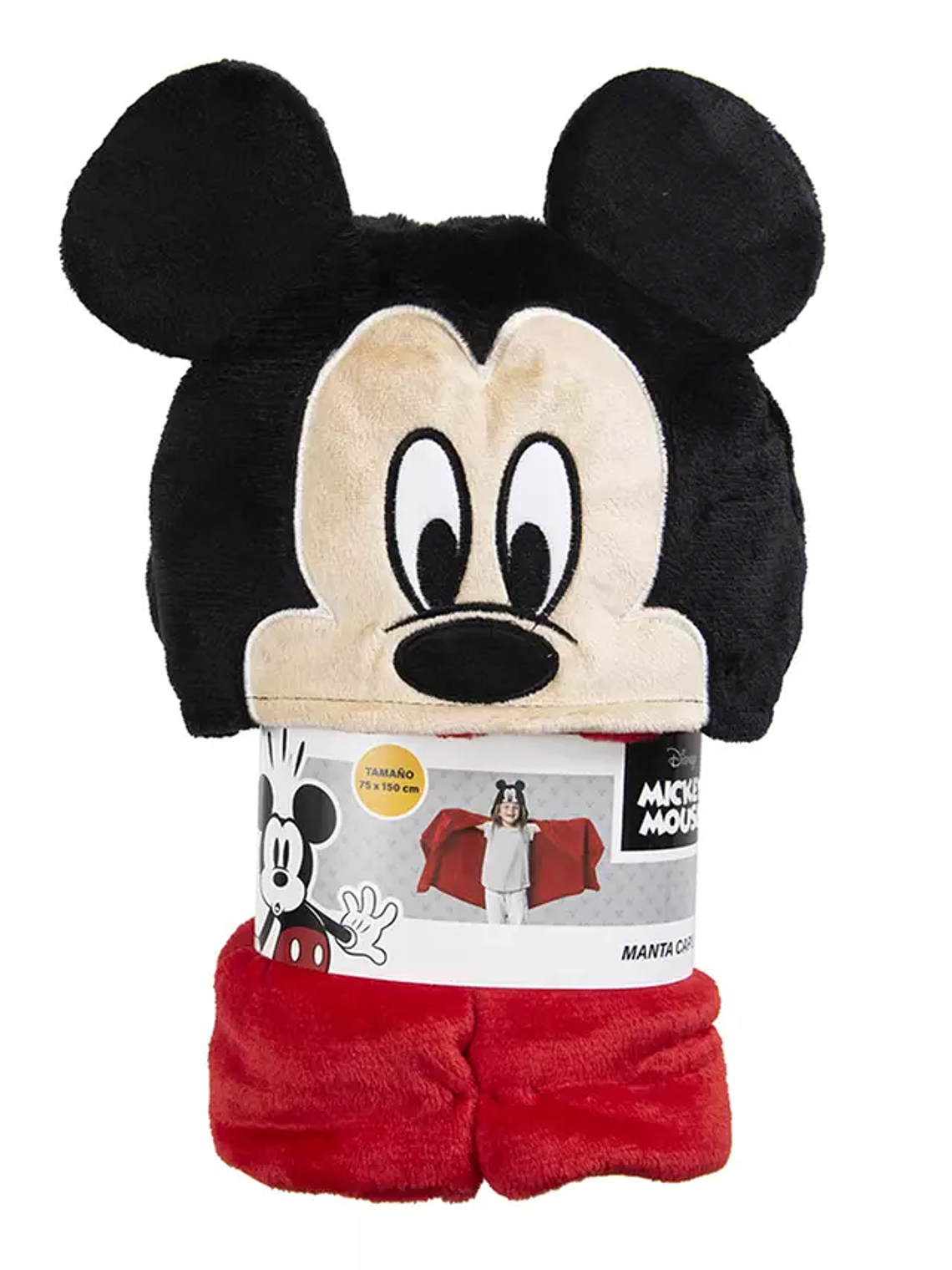 Manta con Capucha - Mickey Mouse 1