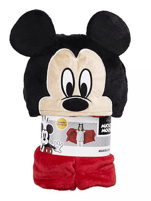 Manta con Capucha - Mickey Mouse